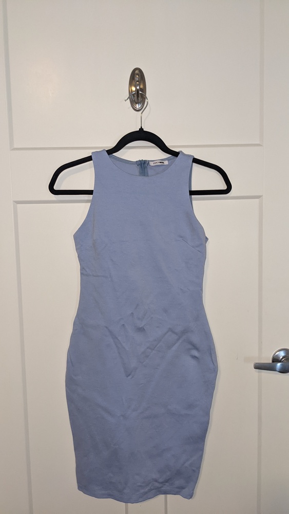 Periwinkle bodycon dress